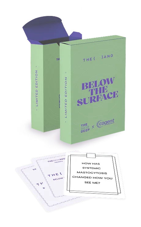 Below the Surface limited-edition conversation card decks — The Skin Deep x Cogent